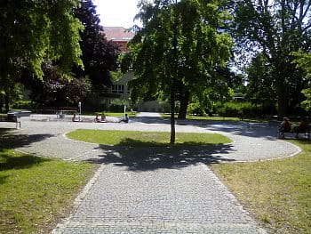 Bezručův park v Kroměříži