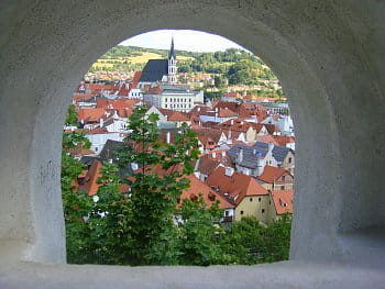 Krumlov v okénku