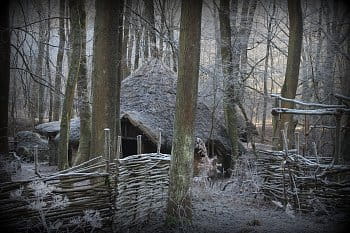 Keltská vesnička