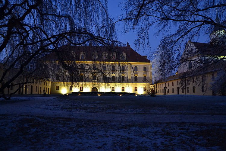 večerní zámek-Lipník nad Bečvou