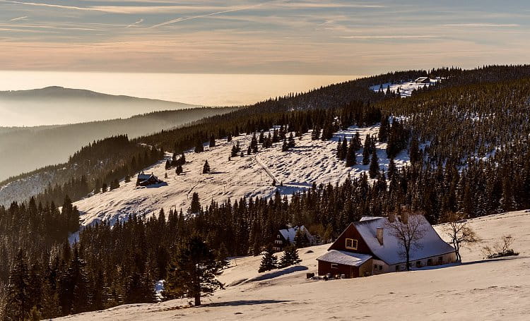 Nad hladinou v Krkonoších