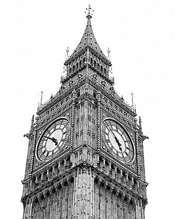 Big Ben in B&W