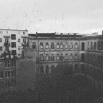 Brno v dešti