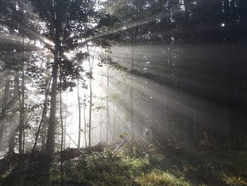 Sluneční magie v rakouských Alpách (Hochschwab)