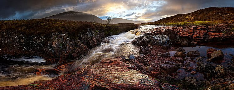 Svítání v Glen Coe