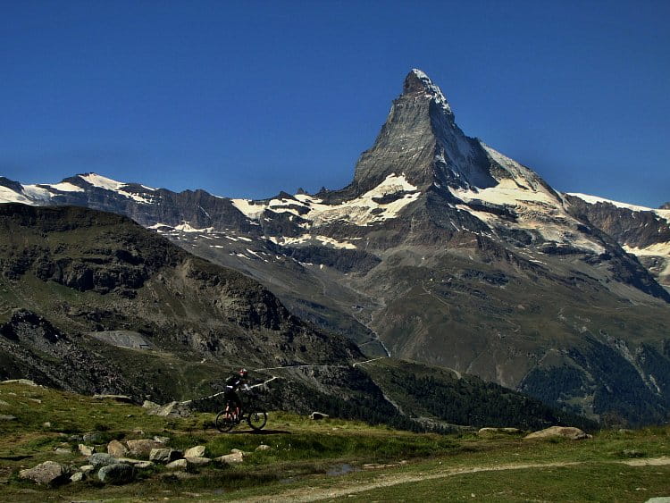 Na kole až na Matterhorn