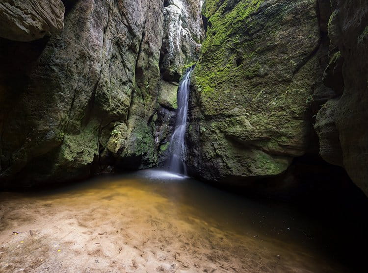 Malý vodopád, Adršpach