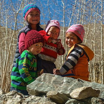 Děti z vesnice Amnu - Zanskar