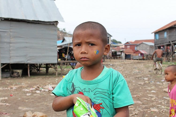 Dítě z Kambodži