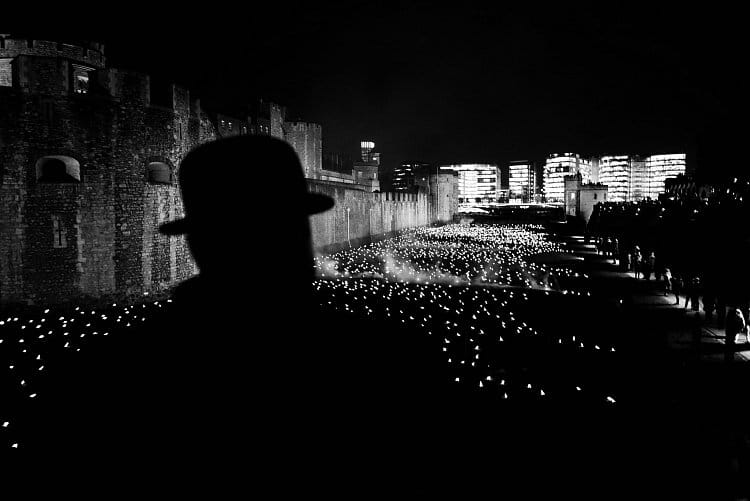 Ceremoniál ke 100. výročí konce první světové války - Tower of London