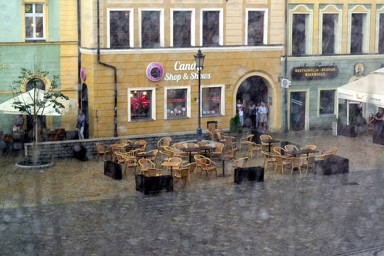 Deštivo ve Wroclavi