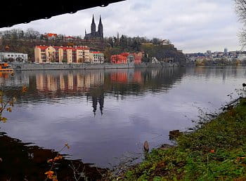 Vyšehrad pod mostem