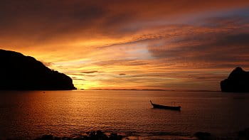 Západ slunce na Koh Phi Phi