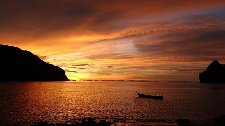 Západ slunce na Koh Phi Phi