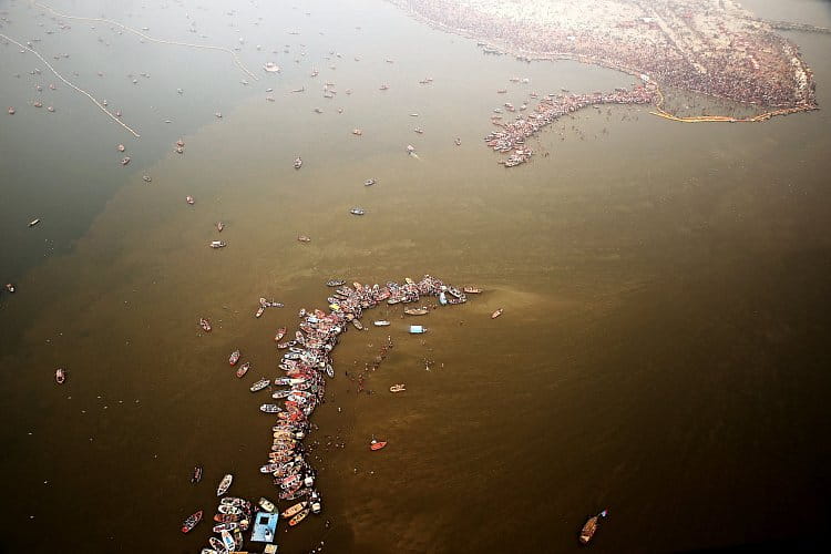 Na soutoku řek Gangy a Jamuny (Kumbh Mela 2019)