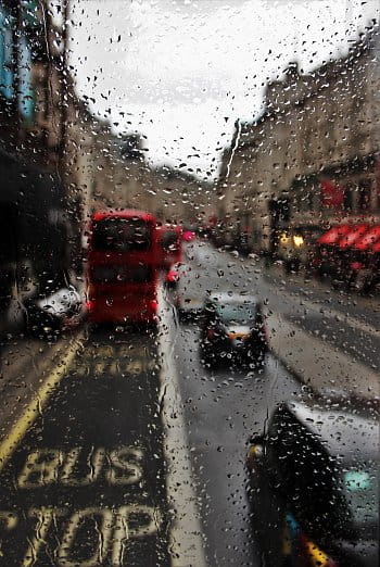 Deštivý Londýn