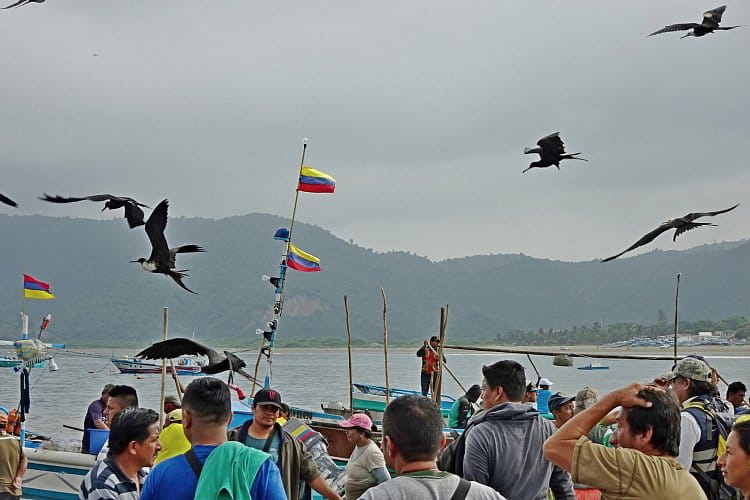 Fregaty, Puerto Lopez, Ekvádor
