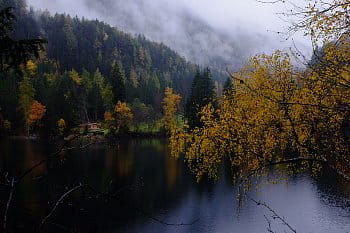 Barevný alpský podzim