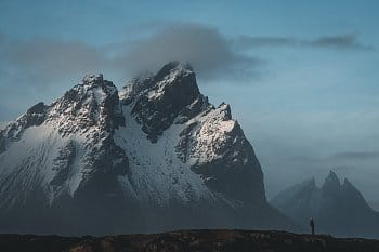 Západ slunce u giganta jménem - Vestrahorn