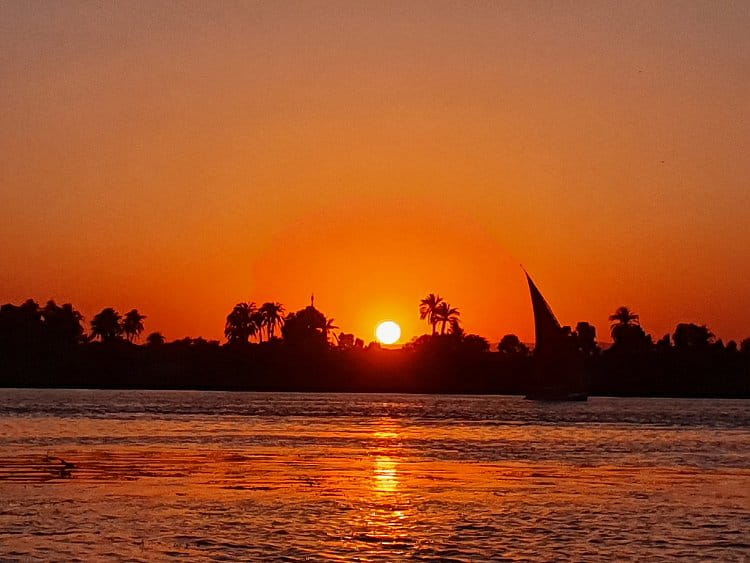 Sunset in Luxor