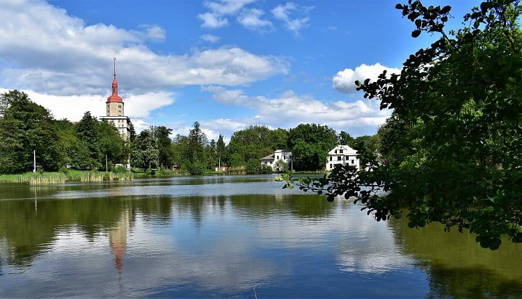 Rybník pod zámkem v Ostravě-Porubě