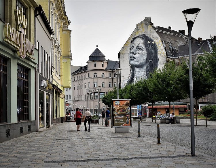V centru Ostravy