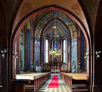 Interiér v kostele