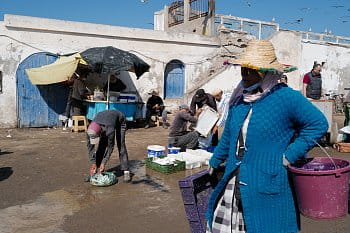 Rybí trh v Bari