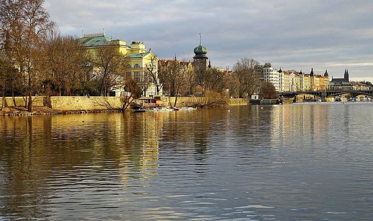 Novoroční Praha ve  zlatě