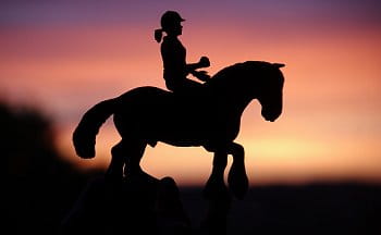 silueta figurky koně