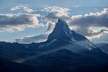 Poslední paprsek pod Matterhornem