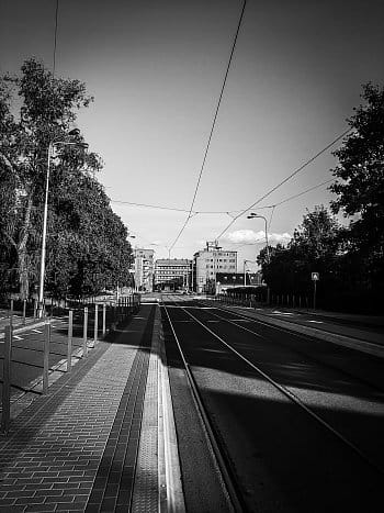 Tramvaj do stanice Ostrava