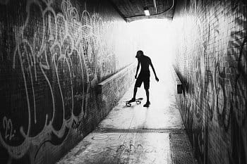 Skateboarding