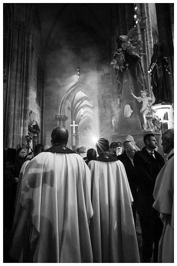 Pohřeb kardinála Duky