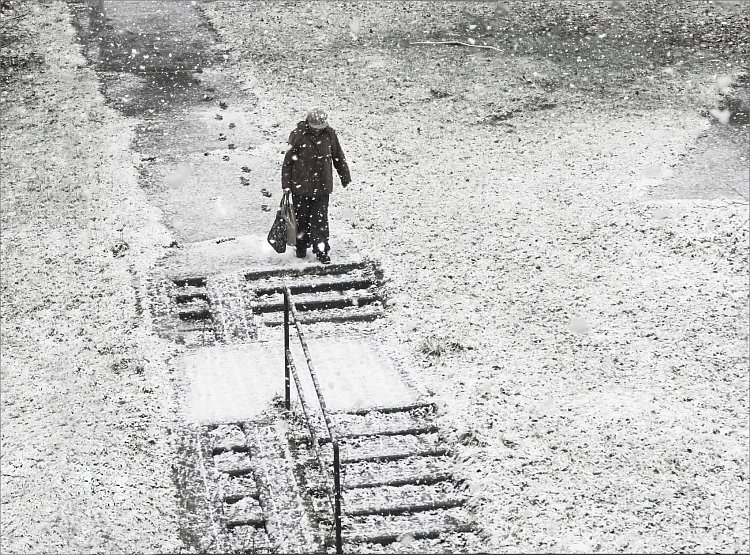 Paní, buďte opatrná!