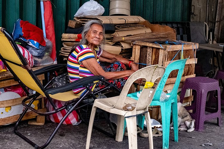 Stylová bezdomovkyně