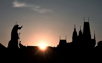 Západ slnka Praha