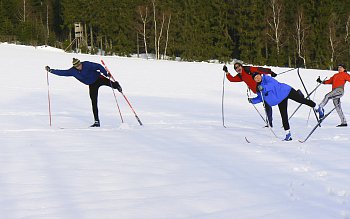 Běh na lyžích - studie