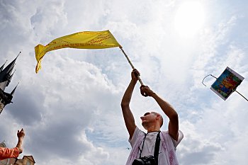 Průvod Hare Krišna